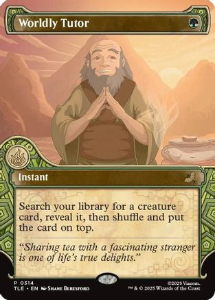 Worldly Tutor (Showcase) (TLE-314) - [Avatar: The Last Airbender: Eternal-Legal]