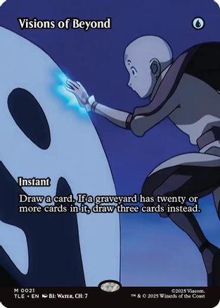 Visions of Beyond (Borderless) (TLE-021) - [Avatar: The Last Airbender: Eternal-Legal] Foil