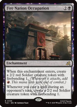 Fire Nation Occupation (TLE-105) - [Avatar: The Last Airbender: Eternal-Legal] Foil
