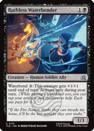 Ruthless Waterbender (TLE-110) - [Avatar: The Last Airbender: Eternal-Legal] Foil