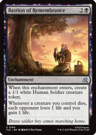 Bastion of Remembrance (TLE-160) - [Avatar: The Last Airbender: Eternal-Legal] Foil