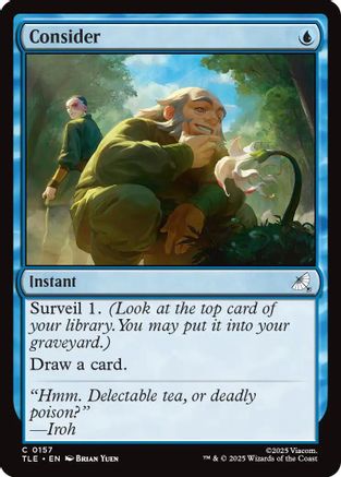 Consider (TLE-157) - [Avatar: The Last Airbender: Eternal-Legal] Foil