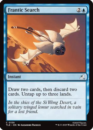 Frantic Search (TLE-159) - [Avatar: The Last Airbender: Eternal-Legal] Foil