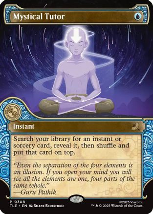 Mystical Tutor (Showcase) (TLE-308) - [Avatar: The Last Airbender: Eternal-Legal]