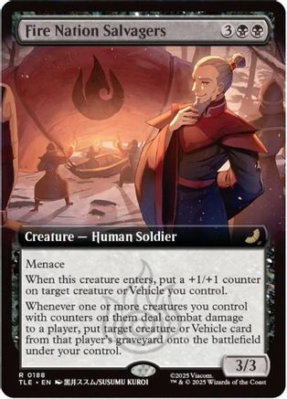 Fire Nation Salvagers (Extended Art) (TLE-188) - [Avatar: The Last Airbender: Eternal-Legal] Foil