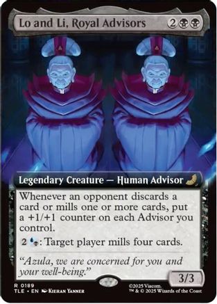 Lo and Li, Royal Advisors (Extended Art) (TLE-189) - [Avatar: The Last Airbender: Eternal-Legal] Foil