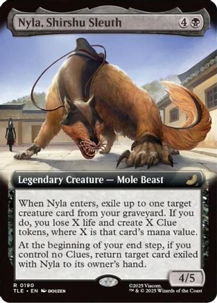 Nyla, Shirshu Sleuth (Extended Art) (TLE-190) - [Avatar: The Last Airbender: Eternal-Legal]