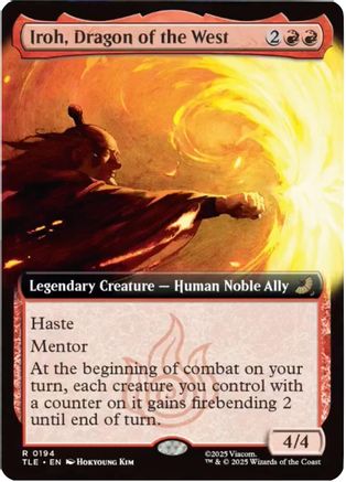 Iroh, Dragon of the West (Extended Art) (TLE-194) - [Avatar: The Last Airbender: Eternal-Legal]
