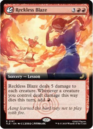 Reckless Blaze (Extended Art) (TLE-197) - [Avatar: The Last Airbender: Eternal-Legal]