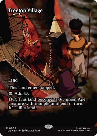 Treetop Village (Borderless) (TLE-060) - [Avatar: The Last Airbender: Eternal-Legal]