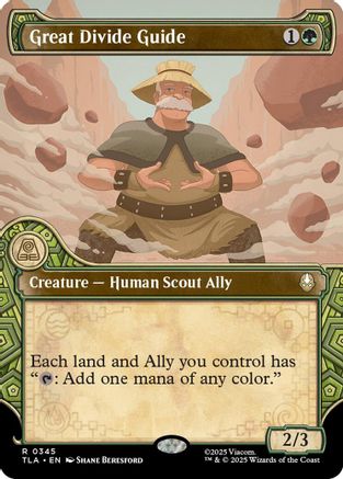 Great Divide Guide (Showcase) (TLA-345) - [Avatar: The Last Airbender] Foil