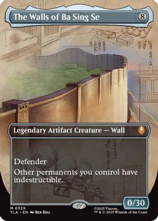 The Walls of Ba Sing Se (Borderless) (TLA-329) - [Avatar: The Last Airbender]