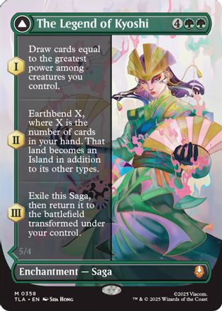 The Legend of Kyoshi (Borderless) (TLA-358) - [Avatar: The Last Airbender] Foil