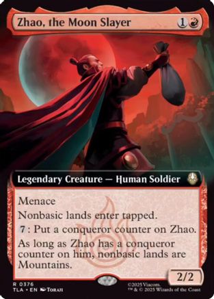 Zhao, the Moon Slayer (Extended Art) (TLA-376) - [Avatar: The Last Airbender]