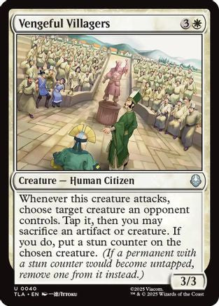 Vengeful Villagers (TLA-040) - [Avatar: The Last Airbender] Foil