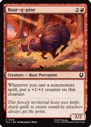 Boar-q-pine (TLA-124) - [Avatar: The Last Airbender]