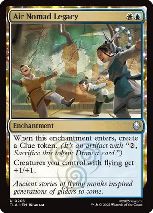 Air Nomad Legacy (TLA-206) - [Avatar: The Last Airbender] Foil