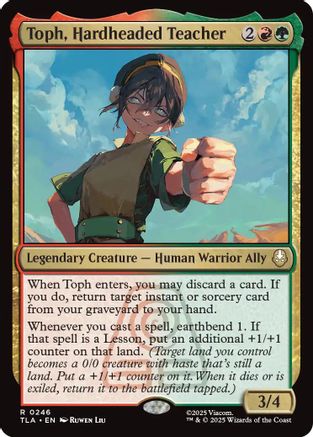 Toph, Hardheaded Teacher (TLA-246) - [Avatar: The Last Airbender] Foil