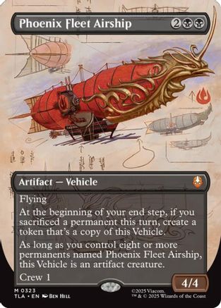 Phoenix Fleet Airship (Borderless) (TLA-323) - [Avatar: The Last Airbender] Foil