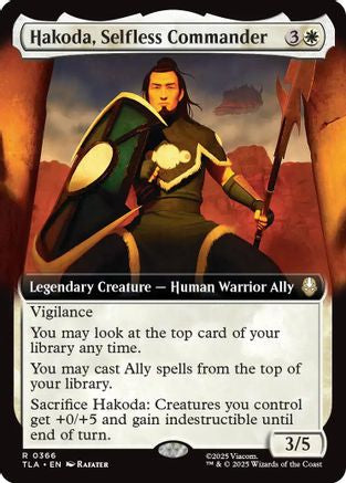 Hakoda, Selfless Commander (Extended Art) (TLA-366) - [Avatar: The Last Airbender] Foil