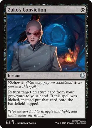 Zuko's Conviction (TLA-123) - [Avatar: The Last Airbender] Foil