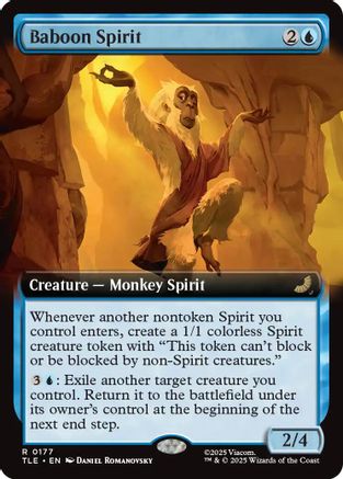 Baboon Spirit (Extended Art) (TLE-177) - [Avatar: The Last Airbender: Eternal-Legal] Foil
