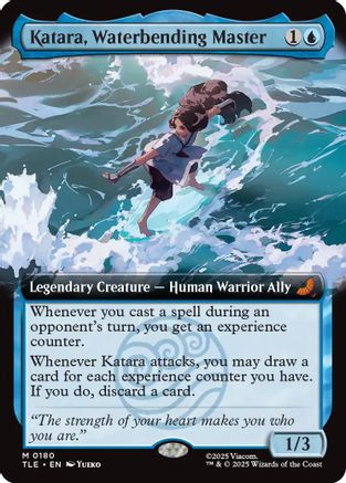 Katara, Waterbending Master (Extended Art) (TLE-180) - [Avatar: The Last Airbender: Eternal-Legal] Foil