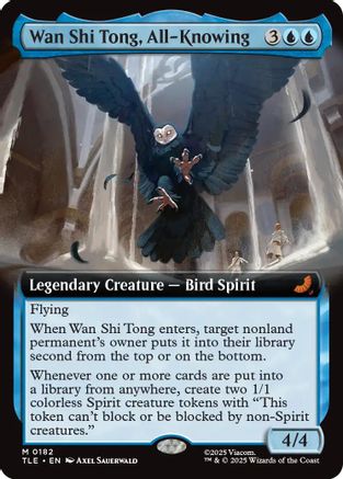 Wan Shi Tong, All-Knowing (Extended Art) (TLE-182) - [Avatar: The Last Airbender: Eternal-Legal] Foil