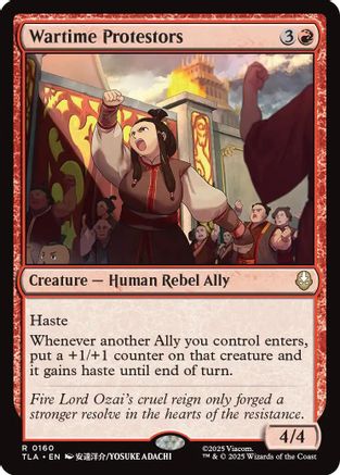 Wartime Protestors (TLA-160) - [Avatar: The Last Airbender] Foil