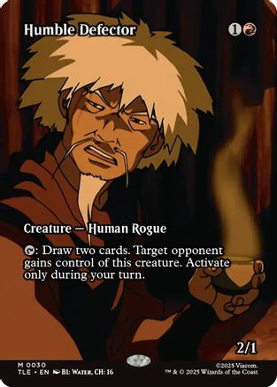 Humble Defector (Borderless) (TLE-030) - [Avatar: The Last Airbender: Eternal-Legal] Foil