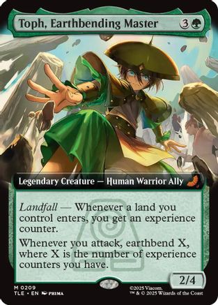 Toph, Earthbending Master (Extended Art) (TLE-209) - [Avatar: The Last Airbender: Eternal-Legal]
