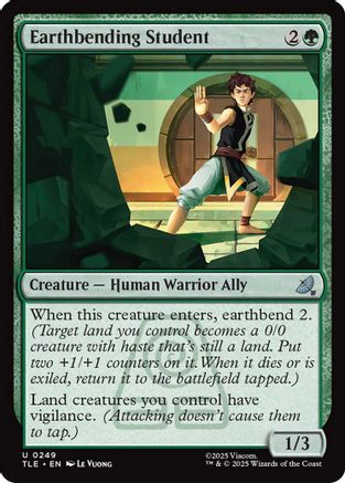 Earthbending Student (TLE-249) - [Avatar: The Last Airbender: Eternal-Legal] Foil