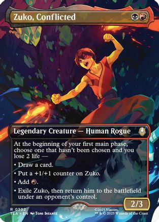 Zuko, Conflicted (Borderless) (TLA-302) - [Avatar: The Last Airbender]
