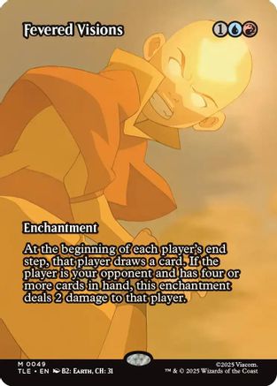 Fevered Visions (Borderless) (TLE-049) - [Avatar: The Last Airbender: Eternal-Legal]