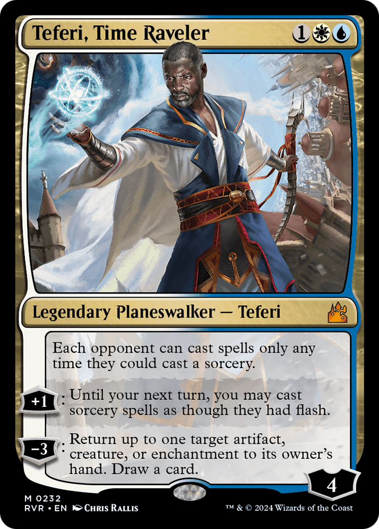 Teferi, Time Raveler (RVR-232) - [Ravnica Remastered] Foil