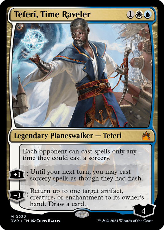 Teferi, Time Raveler (RVR-232) - [Ravnica Remastered] Foil