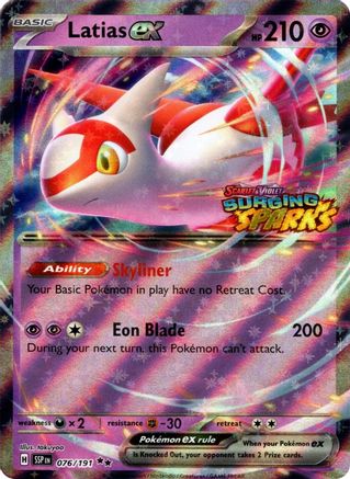 Latias ex (Surging Sparks) (76) [Miscellaneous Cards & Products] Holofoil