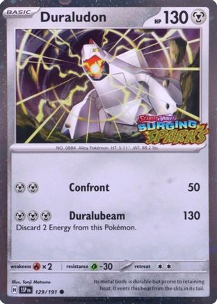 Duraludon (Surging Sparks) 129 - [Miscellaneous Cards & Products] Holofoil