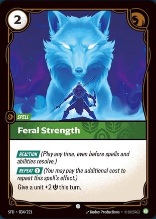 Feral Strength (034/221) - Spiritforged