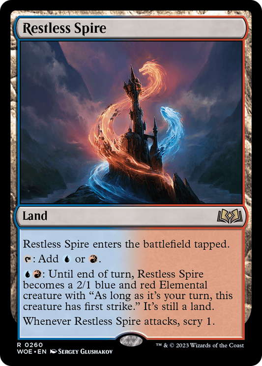Restless Spire (WOE-260) - [Wilds of Eldraine] Foil