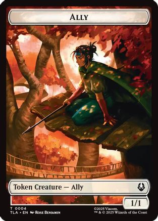 Ally (0004) // Clue (0015) Double-Sided Token (TLA-4 // 15) - [Avatar: The Last Airbender] Foil
