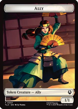 Ally (0007) // Clue (0018) Double-Sided Token (TLA-7 // 18) - [Avatar: The Last Airbender] Foil
