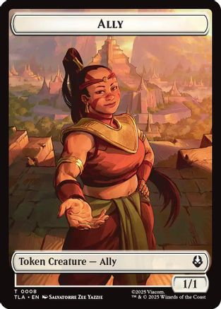 Ally (0008) // Clue (0016) Double-Sided Token (TLA-8 // 16) - [Avatar: The Last Airbender]