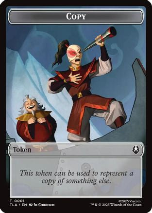 Copy (0001) // Spirit Double-Sided Token (TLA-1 // 3) - [Avatar: The Last Airbender] Foil