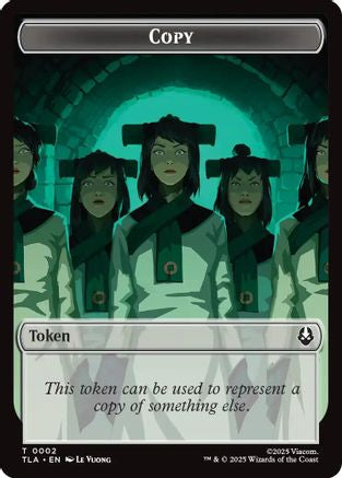 Copy (0002) // Soldier (0011) Double-Sided Token (TLA-2 // 11) - [Avatar: The Last Airbender]