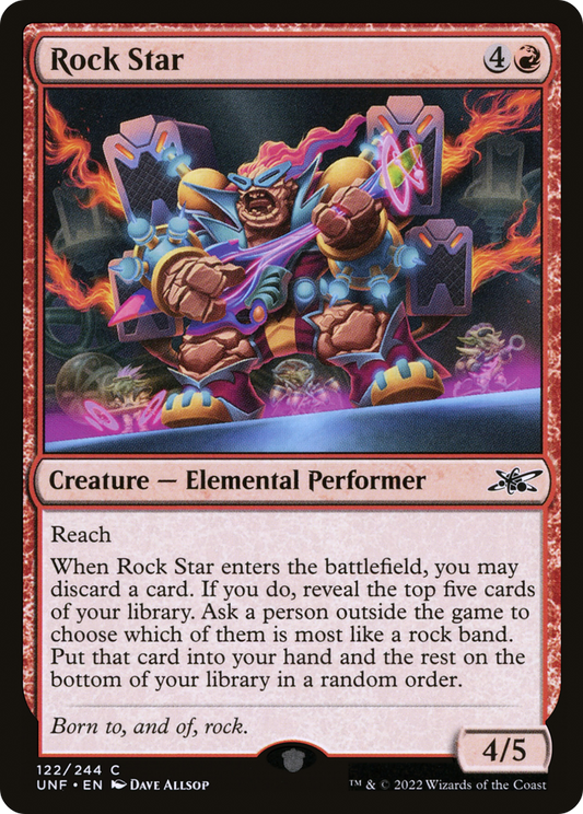 Rock Star (UNF-122) - [Unfinity] Foil