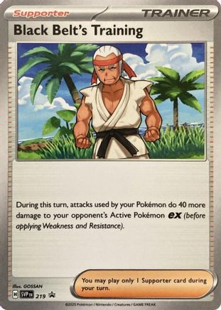 Black Belt's Training - 219 219 - [SV Scarlet & Violet Promo Cards]