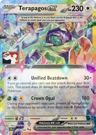 Terapagos ex - 128/142 (Series 7) 128 - [Prize Pack Series Cards] Holofoil
