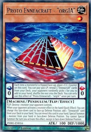Proto Enneacraft - "orgIA" (PHRE-EN016) - Phantom Revenge 1st Edition