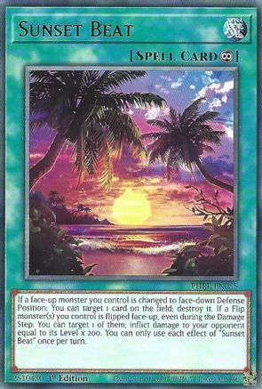 Sunset Beat (PHRE-EN055) - Phantom Revenge 1st Edition